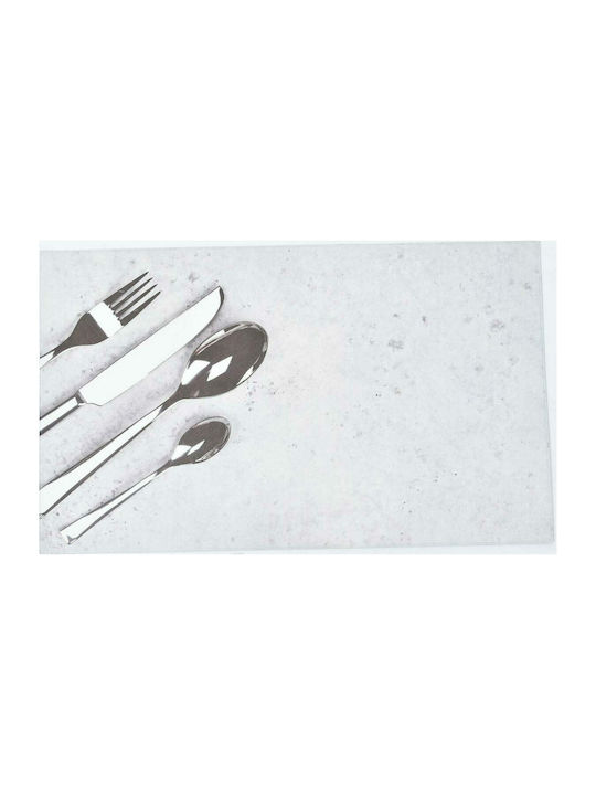 Rechteckige Küchenmatte Grey 45x75εκ.