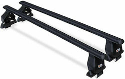 Menabo 112cm. for Cars with Factory Bars (with Roof Rack Legs) Black