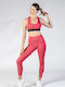Up & Fit Performance 17-28034-14 Schulung Frauen Lang Leggings Hochgeschnitten Fuchsie