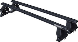 Menabo 112cm. 4D 2005-2013 for Cars with Factory Bars (with Roof Rack Legs) Black