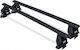 Menabo Metallic Car Roof Bars 130cm for Citroen DS4 5D Set with Roof Rack Legs Black