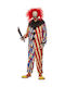 Carnival Men's Costume Creepy Clown