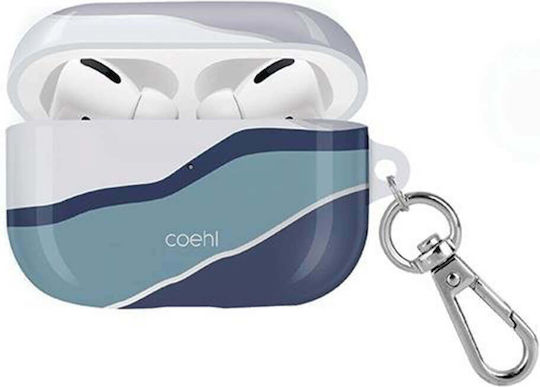 Uniq Coehl Ciel Θήκη Πλαστική με Γάντζο Twilight Blue για Apple AirPods Pro