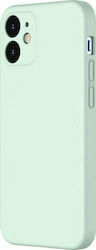 Baseus Liquid Silica Gel Silicone Back Cover Green (iPhone 12 mini)