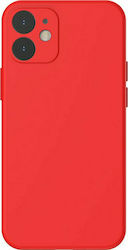 Baseus Liquid Silica Gel Back Cover Σιλικόνης Bright Red (iPhone 12 mini)