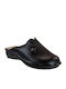 Bagiota Shoes 00150 Leather Winter Women's Slippers in Black color