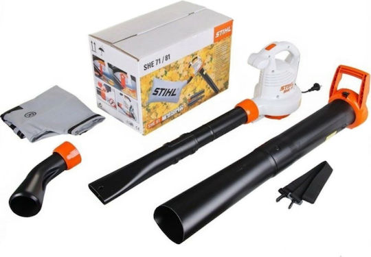 Stihl SHE 71 Laubbläser / Sauger Handheld Elektrisch 1100W mit Lautstärkeregelung