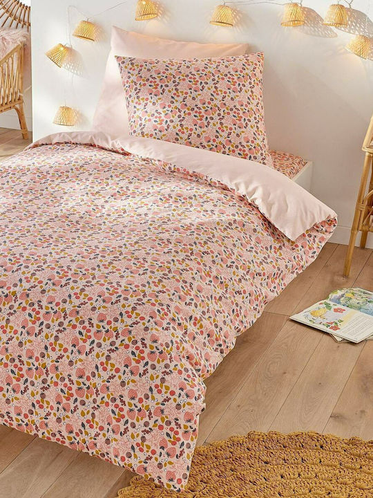 La Redoute Interieurs Kids Square Throw Pillow Cover Fraise 63x63cm Multicolour