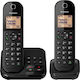 Panasonic KX-TGC422 Telefon fără fir Duo Negru