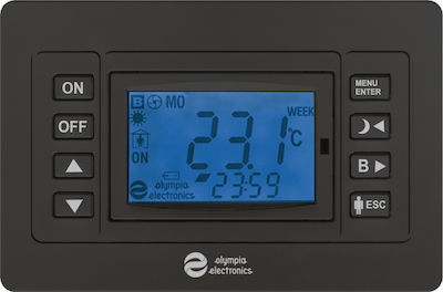 Olympia Electronics BS-812/A Ψηφιακός Θερμοστάτης Χώρου με Οθόνη Αφής