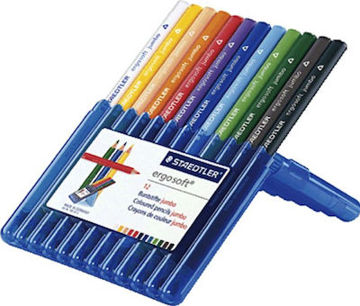 Staedtler Ergosoft Jumbo Seturi de creioane colorate cu varf gros intr-o cutie 12buc 158SB12