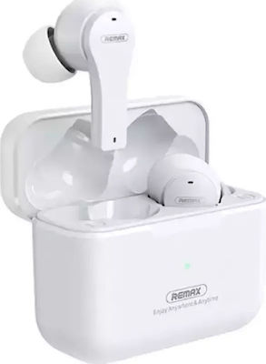 Remax TWS-27 In-ear Bluetooth Handsfree Earphones with Charging Case Whitά