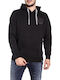 GAM002-21106 Sweatshirt mit Kapuze Schwarz
