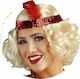 Carnival Wig Charleston Curly Blond Καρέ