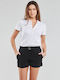 Ralph Lauren Damen Polo Bluse Kurzarm Weiß