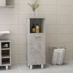 vidaXL Floor Bathroom Column Cabinet L30xD30xH95cm Γκρι Σκυροδέματος