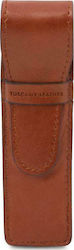 Tuscany Leather Tl141274 Stiftetui für 1 Stifte in Honig Farbe TL142131