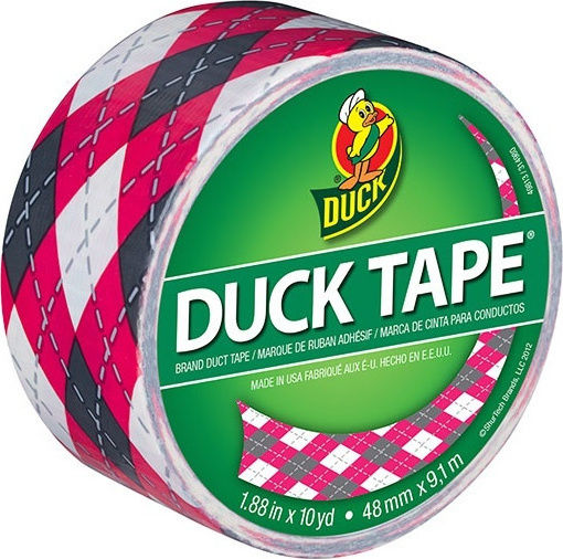 Duck Bandă Washi Autoadezivă pentru Decor Scottish Diamonds 1buc 48mm x 9.1m