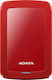 Adata HV300 USB 3.1 Extern HDD 2TB 2.5" Roșu