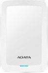 Adata HV300 USB 3.1 Εξωτερικός HDD 1TB 2.5" Λευκό