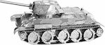 Fascinations T-34 Metal Modeling Figure Tank 7.4x3.9x2.9cm.