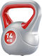 X-FIT Gray PVC Kettlebell 14kg