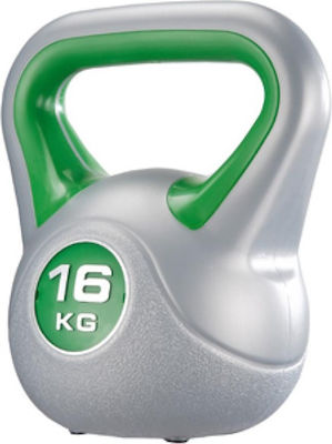 X-FIT Gray PVC Kettlebell 16kg