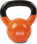 Liga Sport Orange Vinyl Kettlebell 6kg