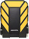 Adata HD710P USB 3.1 Extern HDD 2TB 2.5" Galben