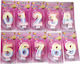 HOMie Birthday Candle Number Multicolored 12pcs