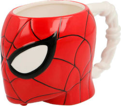 Stor Spiderman 3D Κούπα Κεραμική Κόκκινη 400ml