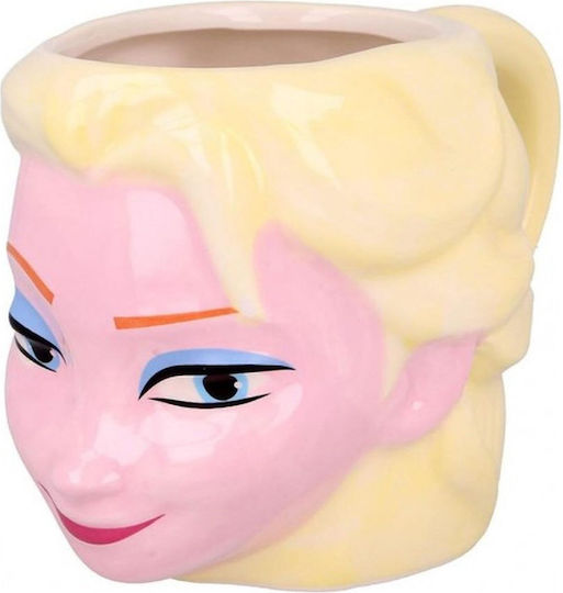 Stor Frozen - Elsa 3D Κούπα Κεραμική Μπεζ 325ml