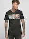 Merchcode Marvel Logo Character Tee Black