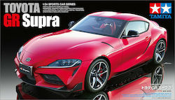 Tamiya Toyota Toyota GR Supra Modeling Figure Car in Scale 1:24 18.3x8.3cm.