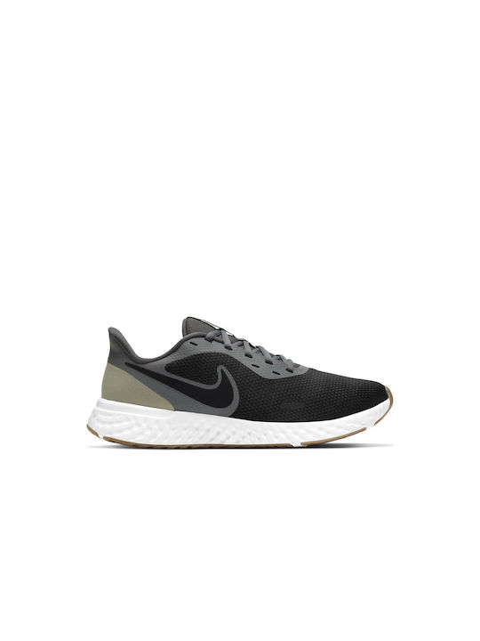 Nike Revolution 5 Ανδρικά Αθλητικά Παπούτσια Running Black / Iron Grey / Light Army