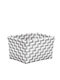 Kleine Wolke Storage Basket Plastic Platinum Grey 20x16.5x12cm 1pcs