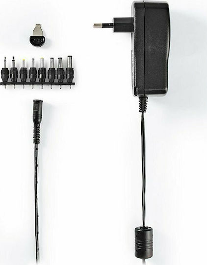 Nedis Universal Τροφοδοτικό 12V 2A με Ισχύ 24W με σετ βυσμάτων (ACPA109)