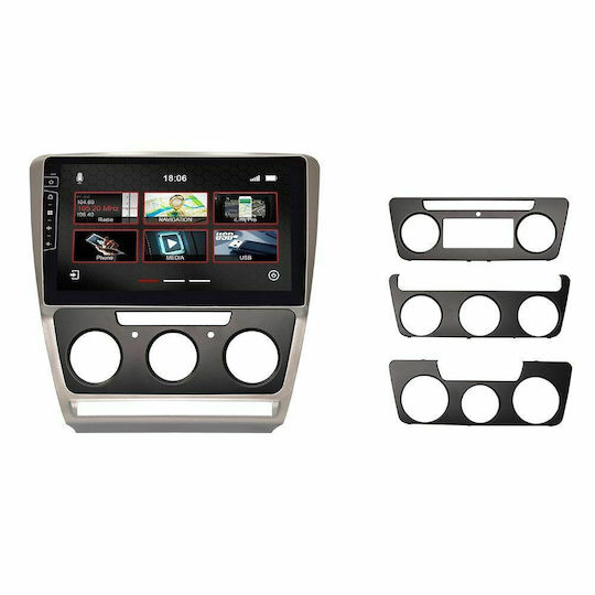 Dynavin Sistem Audio Auto pentru Skoda Octavia 2005-2012 (Bluetooth/USB/AUX/WiFi/GPS/Apple-Carplay/Android-Auto) cu Ecran Tactil 10"