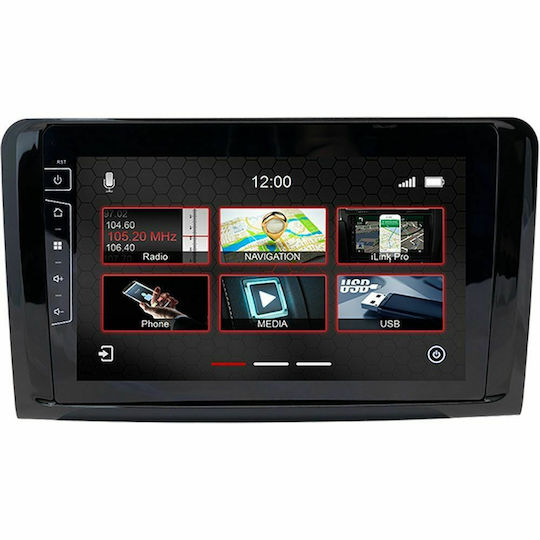 Ηχοσύστημα Αυτοκινήτου για Mercedes-Benz ML / GLK 2008-2013 (Bluetooth/USB/AUX/WiFi/GPS/Apple-Carplay/Android-Auto) με Οθόνη Αφής 9"