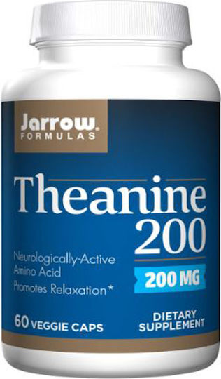 Jarrow Formulas L-Theanine 200 200mg 60 Φυτικές Κάψουλες Unflavoured