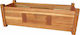 vidaXL Planter Box Lemn Maro 76x27.6x25cm.
