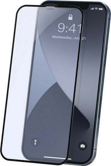 Baseus Anti-blue Full Face Tempered Glass 2buc (iPhone 12 / 12 Pro)
