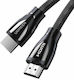 Ugreen HD140 HDMI 2.1 Geflochten Kabel HDMI-Stecker - HDMI-Stecker 3m Schwarz