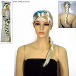 Carnival Wig with Braids Blond