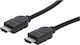 Manhattan HDMI 2.0 Premium High Speed 4K 60Hz HDR Cable HDMI male - HDMI male 0.5m Μαύρο
