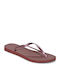 Havaianas Slim Frauen Flip Flops in Burgundisch Farbe