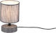 Trio Lighting Marie Ceramic Table Lamp for Socket E14 with Gray Shade and Base