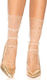 Leg Avenue 3047 Star Tulle Anklet Sock Sexy Κάλτσες Εκρού