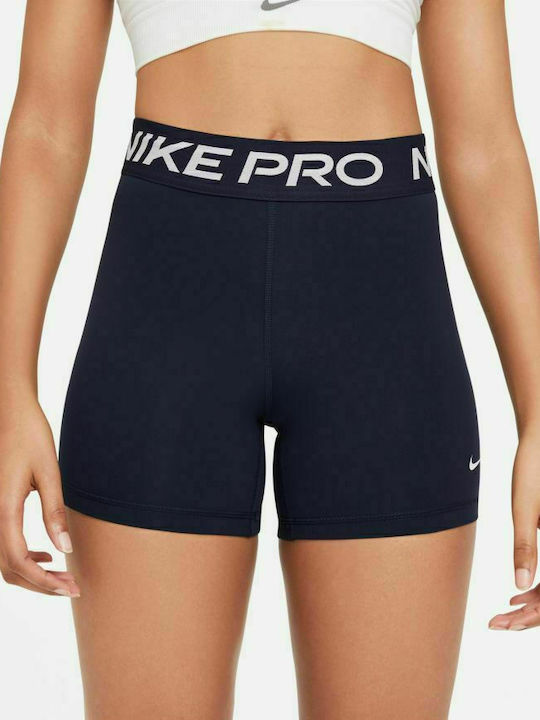 Nike Dri-Fit Pro 365 Training Γυναικείο Κολάν-Σορτς Ψηλόμεσο Navy Μπλε