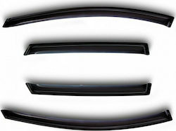 Novline Car Windbreakers Set Front and Back Dark Fime for Skoda Octavia 4 Pieces